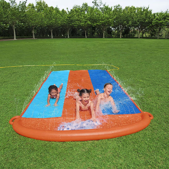 Bestway Saltea Gonflabilă H2OGO Triple Slide Cu Tobogan Pentru 3+ Ani