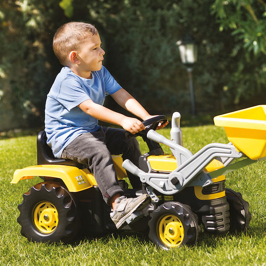 Kids Foot-to-Floor Ride On Tractor with Pedal Yellow