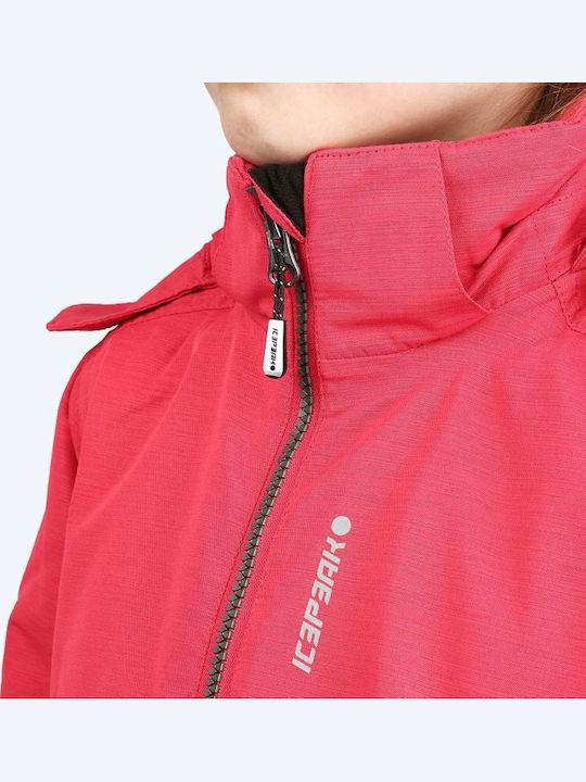 Kids' Casual Jacket Short with Hood Pink
