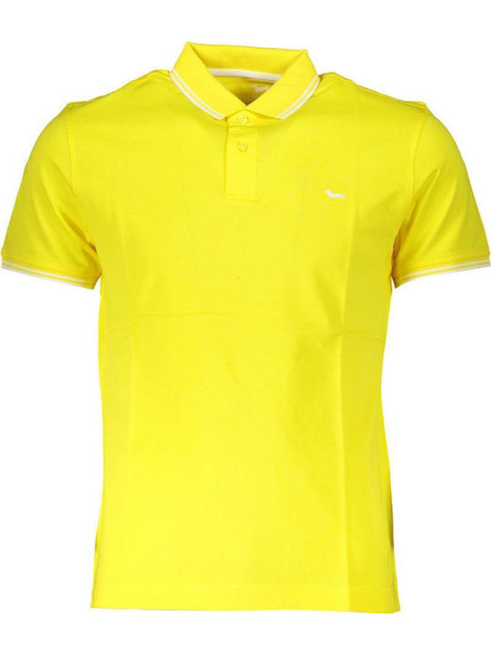 Polo Kurzarmbluse Gelb