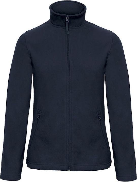 B&C Women's Long Sleeve Promotional Cardigan Navy
