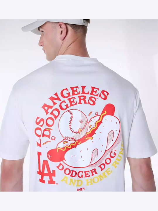 Los Angeles Dodgers Mlb Food T-shirt Off White