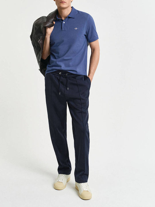 Polo Short Sleeve Blouse Dusty Navy