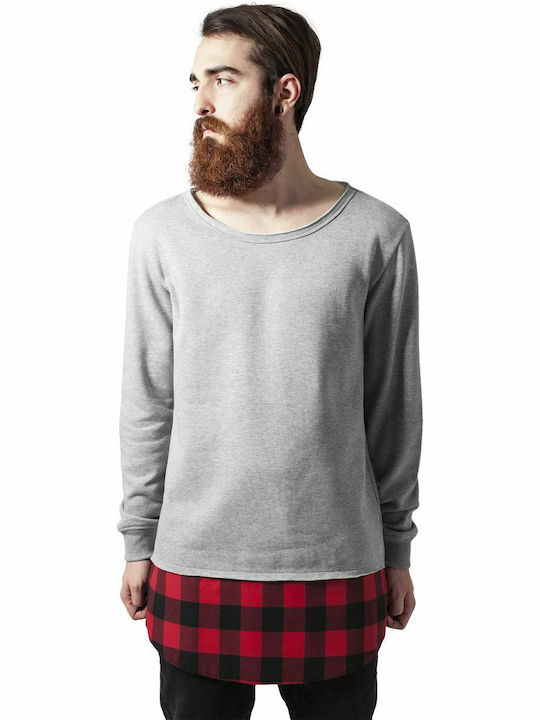 Μπλούζα Μακρυμάνικη Grey / Black / Red