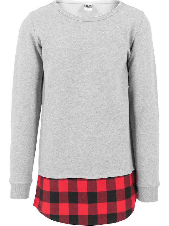 Μπλούζα Μακρυμάνικη Grey / Black / Red