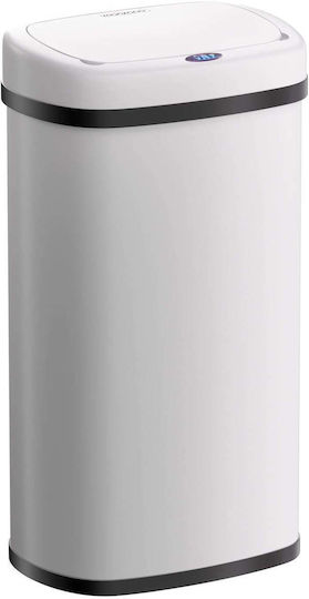 Monzana Inox Gri 50L Coș De Gunoi Monzana Inox Gri 50L Coș De Gunoi