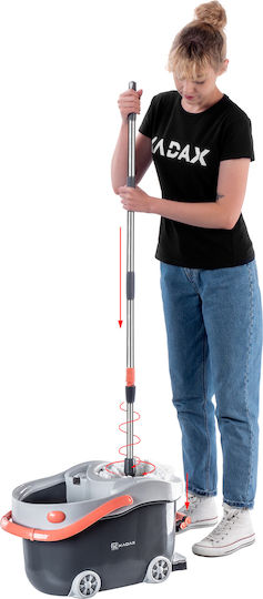 Kadax Drehbar Mopp mit Mikrofasern 36013