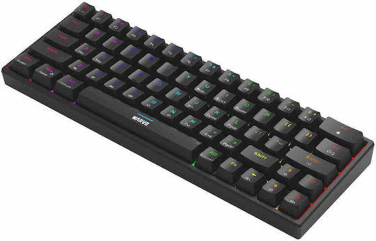 Marvo KG955 Shogo 63 Gaming Mechanical Keyboard 60% with Custom switches and RGB lighting (English US)