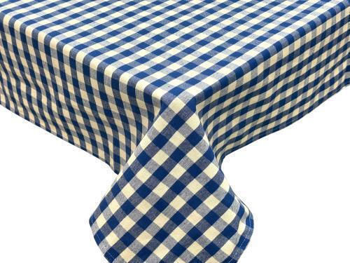 Linea Home Tischtuch Leinen Blue 150x220cm