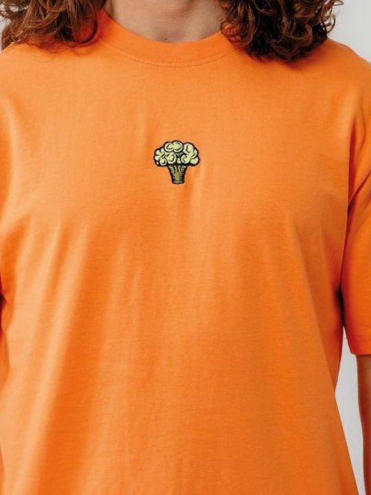 Sharks Are Vegan T-shirt Tangerine
