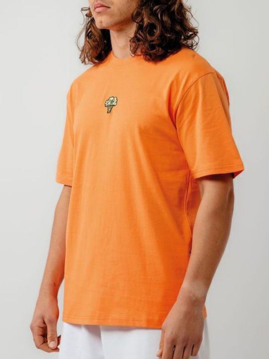 Sharks Are Vegan T-shirt Tangerine