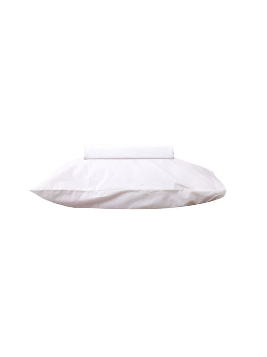 Viopros Pillowcase Set with Envelope Cover White 50x70cm.