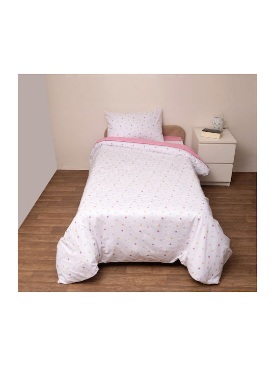 Viopros Duvet Set Semi-double 180x240cm Pink 2pcs