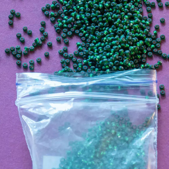 Zipper Packaging Bag Transparent 5x7.5cm Hole 100pcs