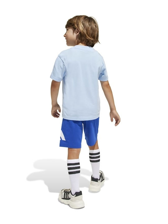 Kids' Set with Shorts Summer 2pcs Blue Essentials
