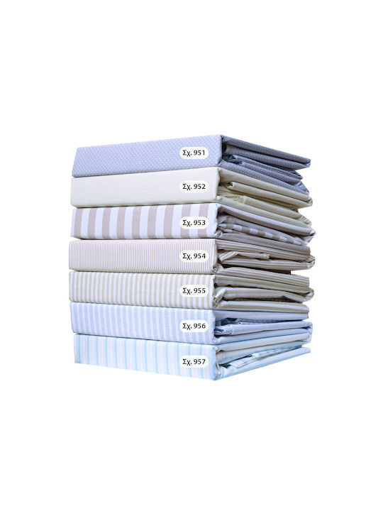 Viopros Set Quilt Single 160x240cm Beige 2 Pieces