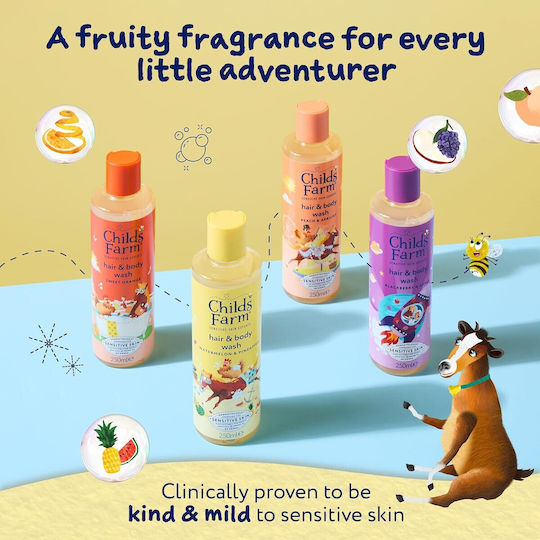 Childs Farm Παιδικό Αφρόλουτρο & Σαμπουάν με Καρπούζι / Ανανά σε Μορφή Gel 500ml