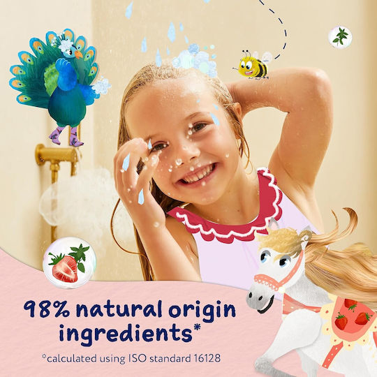 Childs Farm Kids' Conditioner & Bubble Bath with Strawberry / Mint for Easy Combing in Gel Form , Ideal for Curls 250ml