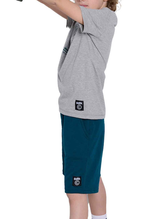 Bdtk T-shirt Ss & Walshort 1241-751599 1241-751599-54680 Body Talk Γκρι