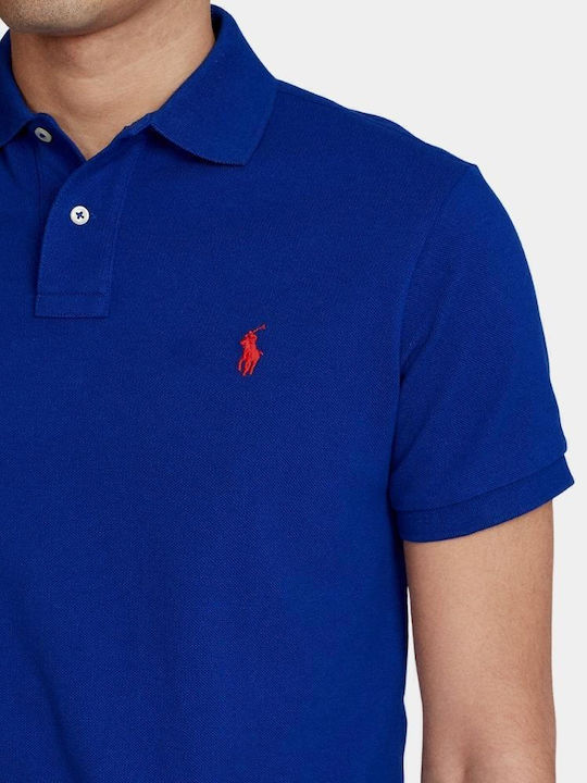 Polo Short Sleeve Blue Blouse