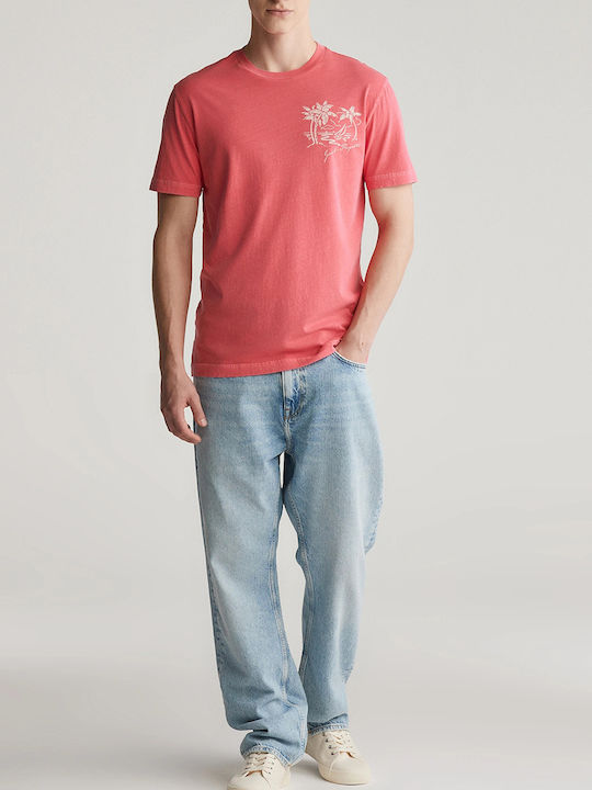 T-shirt Κοραλί