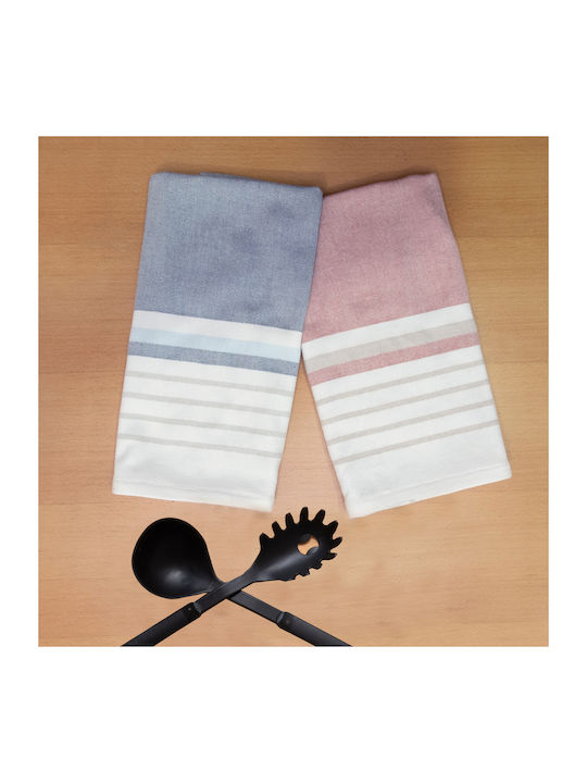 Anna Riska Tea Towel from 100% Cotton in Red Color 50x70cm
