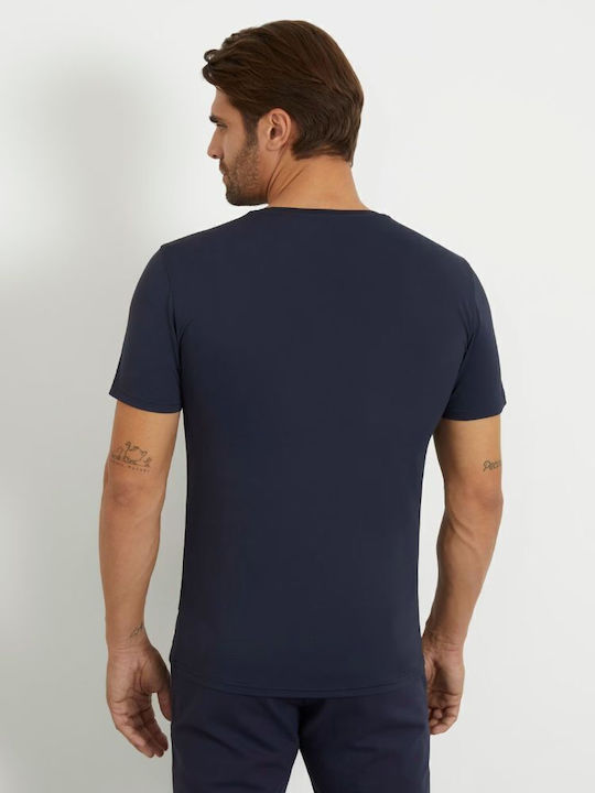 Guess Tricou Albastru marin