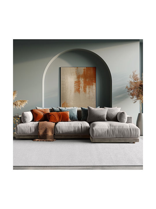 Beauty Home Неплъзгащ Се Килим Правоъгълен Бял 160x230см 9331-160Х230