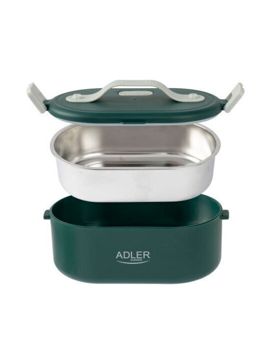 Adler Inox Electric & Thermo Lunch Box Green 800ml