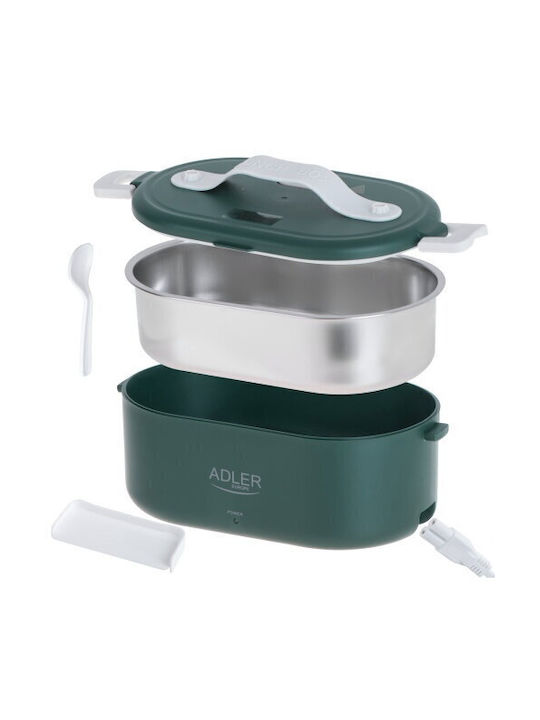 Adler Inox Electric & Thermo Lunch Box Green 800ml