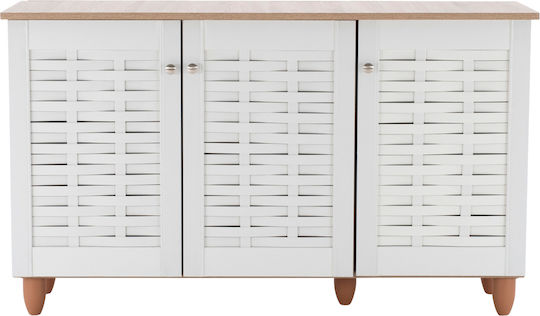 Wooden Shoe Organizer Wardrobe Sonama L114.5xW34xH68cm