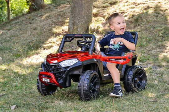 Bo Fast Utv Buggy Două Locuri Cu Telecomandă 12 Volți Roșu Pentru 3+ Ani