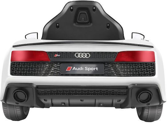 Audi R8 Spyder One-Seater with Remote Control Licensed 12 Volt White for 3+ Years