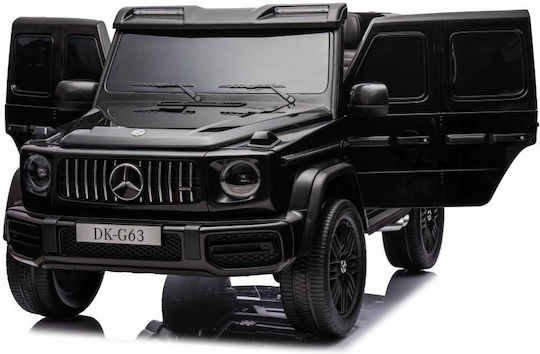 Kinder Auto Doppelsitzer mit Fernbedienung Lizensiert Bo Mercedes-benz G63 4×4 24 Volt Schwarz