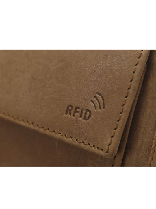 Portofel bărbătesc Clasice cu RFID Verde