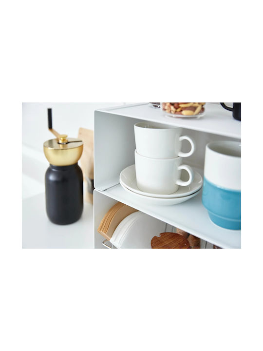 Yamazaki Inox Cupboard Shelf 30.5x22x14cm White