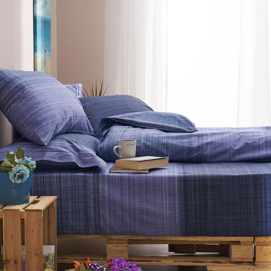 Charalambidis Textiles Плик за Завивка Единичен 160x240 Санторини Синьо