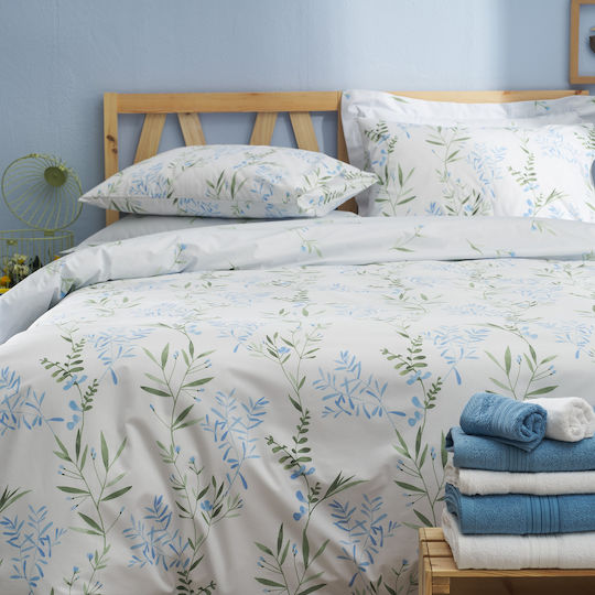 Charalambidis Textiles Плик за Завивка Единичен 160x240 Зюмбюл Синьо
