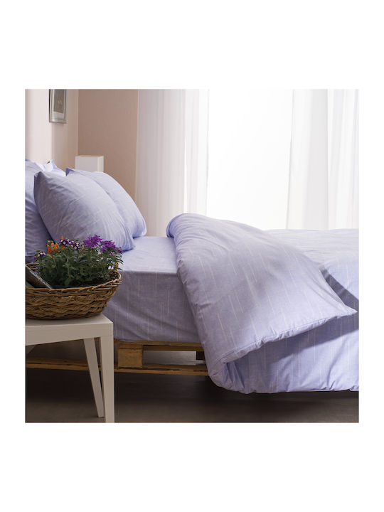 Charalambidis Textiles Duvet Cover Single 160x240 Dots Lila