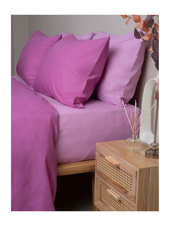 Sunshine Duvet Cover Single 170x250 Menta 201 Purple