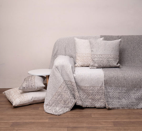 Anna Riska 1573 Τριθέσιου Καναπέ Π180xΜ280cm Linen