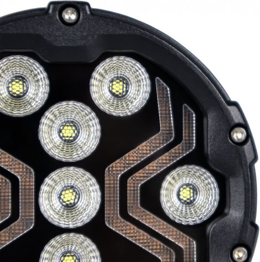 LED Round Work Headlight White 12V24V Spider