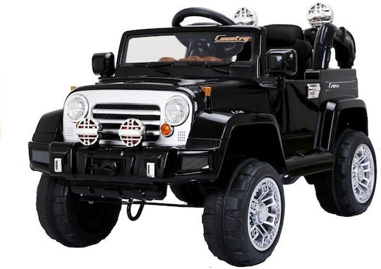Jeep Kinderfahrzeug Mit Fernbedienung Inspiriert 6 Volt Schwarzes Für 3+ Jahre