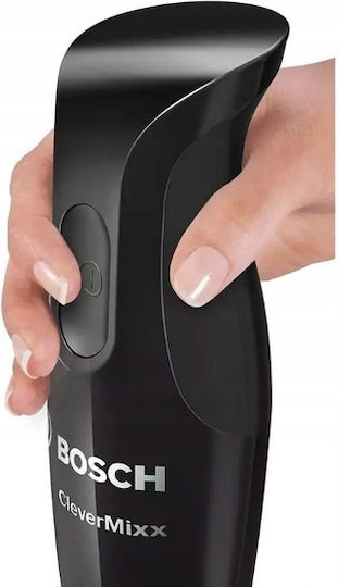 Bosch CleverMixx Ραβδομπλέντερ με Ανοξείδωτη Ράβδο 600W Μαύρο