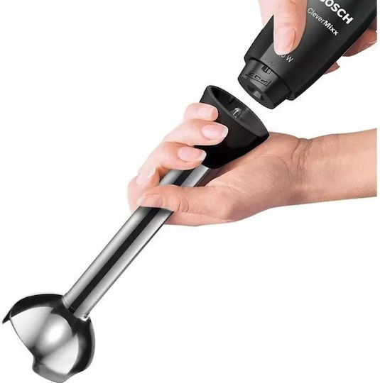 Bosch CleverMixx Ραβδομπλέντερ με Ανοξείδωτη Ράβδο 600W Μαύρο