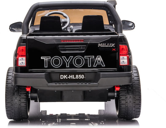 Toyota Hillux Διθέσιο με Τηλεκοντρόλ Licensed 24 Volt Μαύρο για 3+ Ετών