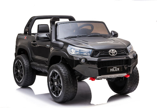 Toyota Hillux Διθέσιο με Τηλεκοντρόλ Licensed 24 Volt Μαύρο για 3+ Ετών