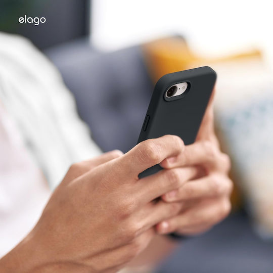 Elago Back Cover Σιλικόνης / Πλαστικό Μαύρο (iPhone 17e / 16e)