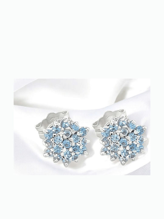 Xryseio Earrings made of Gold 18K with Stones