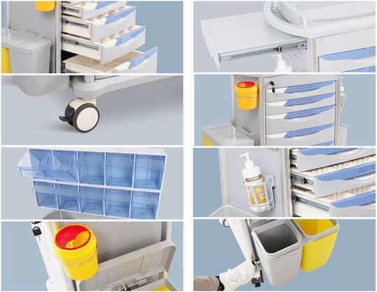 Gima Τροχήλατο Τραπεζάκι Nursing Plus 45718